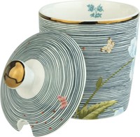Laura Ashley Suikerpot Midnight Pinstripe -2