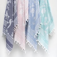 Laura Ashley Strandlaken/Hamamdoek Roze 90x180 cm-3