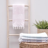 Laura Ashley Strandlaken/Hamamdoek Lichtblauw 90x180 cm-5