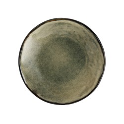Dutch Rose Plate 17 cm Green