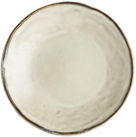 Dutch Rose Bord Plat 17 cm Creme