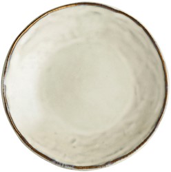 Dutch Rose Plate 17 cm Cream