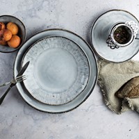 Dutch Rose Plate 21,5 cm Blue-5