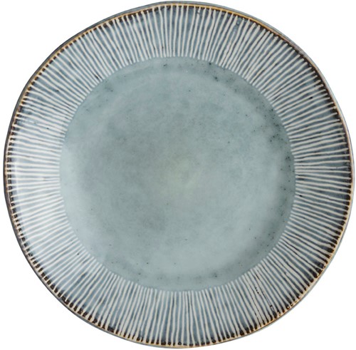 Dutch Rose Bord Plat 21,5 cm Blauw
