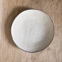 Assiette plate coloris rose en céramique Lucco – Ø 26,5 cm