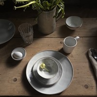 Dutch Rose Bord Plat 21,5 cm Wit-6