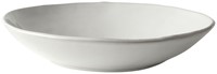 Dutch Rose Plate Deep 23,5 cm White