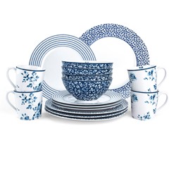 Laura Ashley Set 16 Delig Servies 4 Persoons 