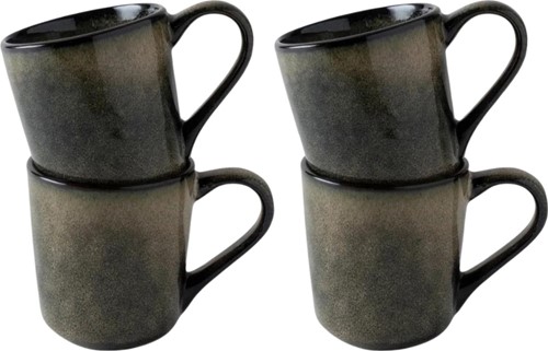Dutch Rose Set 4 Minimugs Green 25 cl.