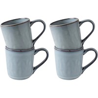 Dutch Rose Set 4 Minimugs Blue 25 cl.