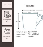 Laura Ashley Giftset 12 Pcs Breakfast Tableware-4
