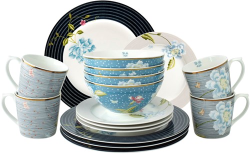 Laura Ashley Giftset 16 Delig Dinnerset 
