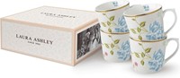 Laura Ashley Giftset 4 Bekers Cobblestone Pinstripe 32 cl.-2