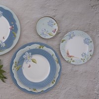 Laura Ashley Giftset 4 Plates 20 cm Seaspray Candy Stripe-1