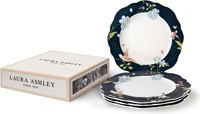 Laura Ashley Giftset 4 Plates 24,5 cm Midnight Uni-3