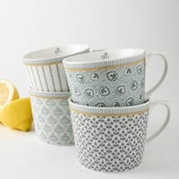 Laura Ashley Giftset 4 Bekers Laag Assorti 30 cl.-2