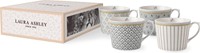 Laura Ashley Giftset 4 Bekers Laag Assorti 30 cl.-5