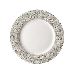 Bord plat 23 cm Groen/Rood