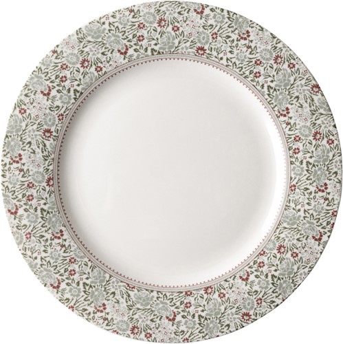 Laura Ashley Bord plat 23 cm Groen/Rood