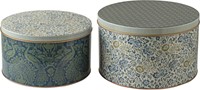 Laura Ashley Set 2 Blikken Daniela en Peacock Geel-2