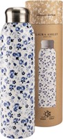 Laura Ashley Giftset Thermosfles Petit Flowers Blauw -2