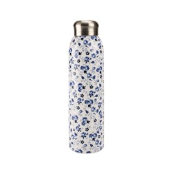 Giftset Thermosfles Petit Flowers Blauw