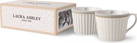 Laura Ashley Giftset 2 Bekers Assorti Streep 30 cl.-2