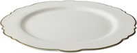 Bliss Bord Schulp 26 cm Wit Goud-2