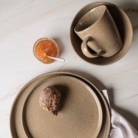 Dutch Rose Bord 21 cm Camel         -6
