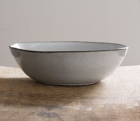 Dutch Rose Schaal 33 cm Licht Grijs  -2
