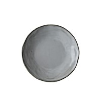Dutch Rose Plate 17 cm Light Grey