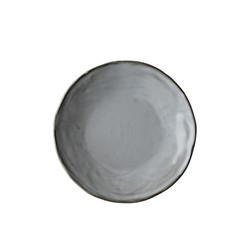 Dutch Rose Bord 17 cm Licht Grijs    