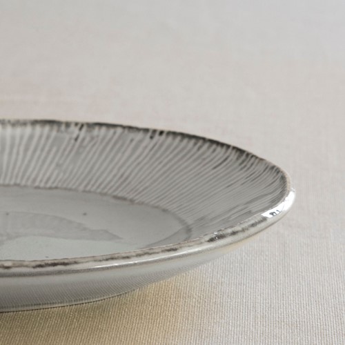 Dutch Rose Bord 21,5 cm Licht Grijs-3