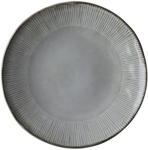 Dutch Rose Bord 21,5 cm Licht Grijs
