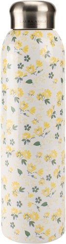 Laura Ashley Giftset Thermosfles Petit Flowers Geel 