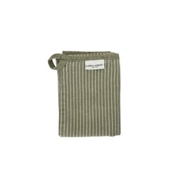 Laura Ashley Teatowel Sage green Stripe 50x70cm