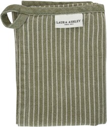 Laura Ashley Teatowel Sage green Stripe 50x70cm