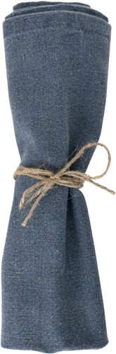 Laura Ashley Servet Blauw Uni 45x45cm-2