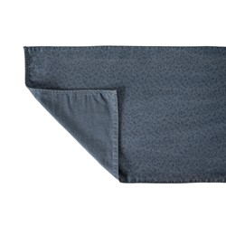 Laura Ashley Tafelloper Blauw dubbelzijdig Uni/Wild Clematis 40x150cm