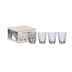 Laura Ashley GiftSet 4 Waterglazen Helder 25 cl.