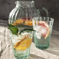 Laura Ashley Giftset 4 Glass Large Tumbler Green-1