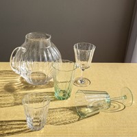 Laura Ashley Giftset 4 Glass Large Tumbler Green-2