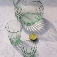 Laura Ashley Giftset 4 Glass Large Tumbler Green-3