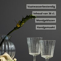 Laura Ashley Giftset 4 Wijnglazen Helder 36 cl.-4