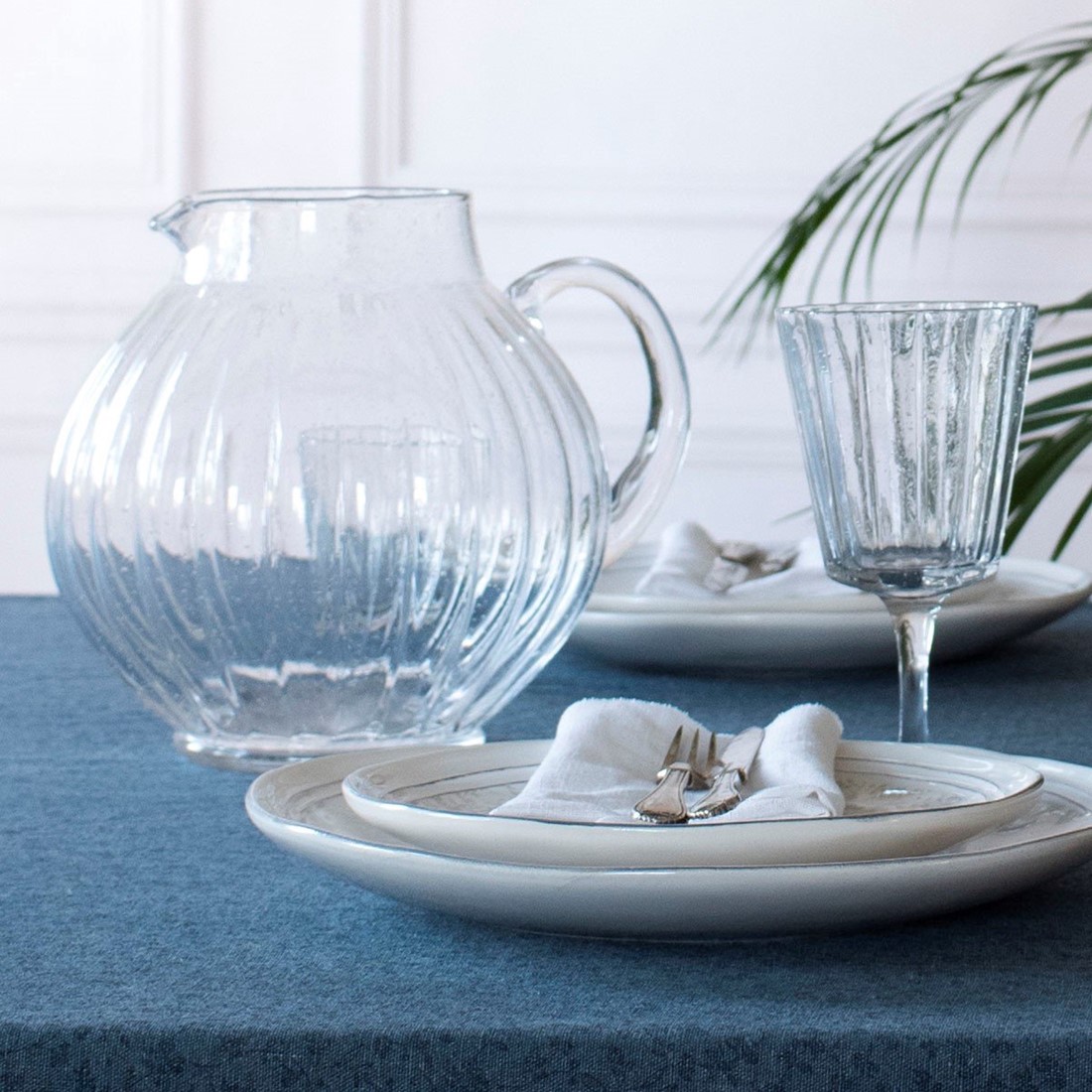 Laura Ashley Giftset 4 Glass Red Wine Clear .