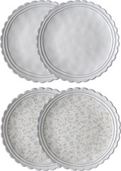 Laura Ashley Set 4 plates irregular 20 cm