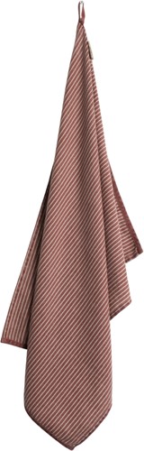 Laura Ashley Theedoek Oxblood Rood Streep 50x70cm-2