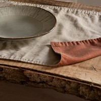Dutch Rose Placemat 45x35 cm dubbelzijdig terracotta-beige-3