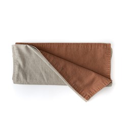 Dutch Rose Tablerunner terracotta-beige