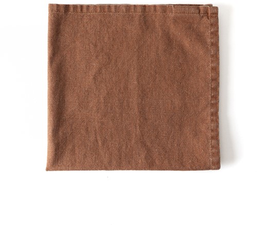 Dutch Rose Servet 45x45 cm terracotta